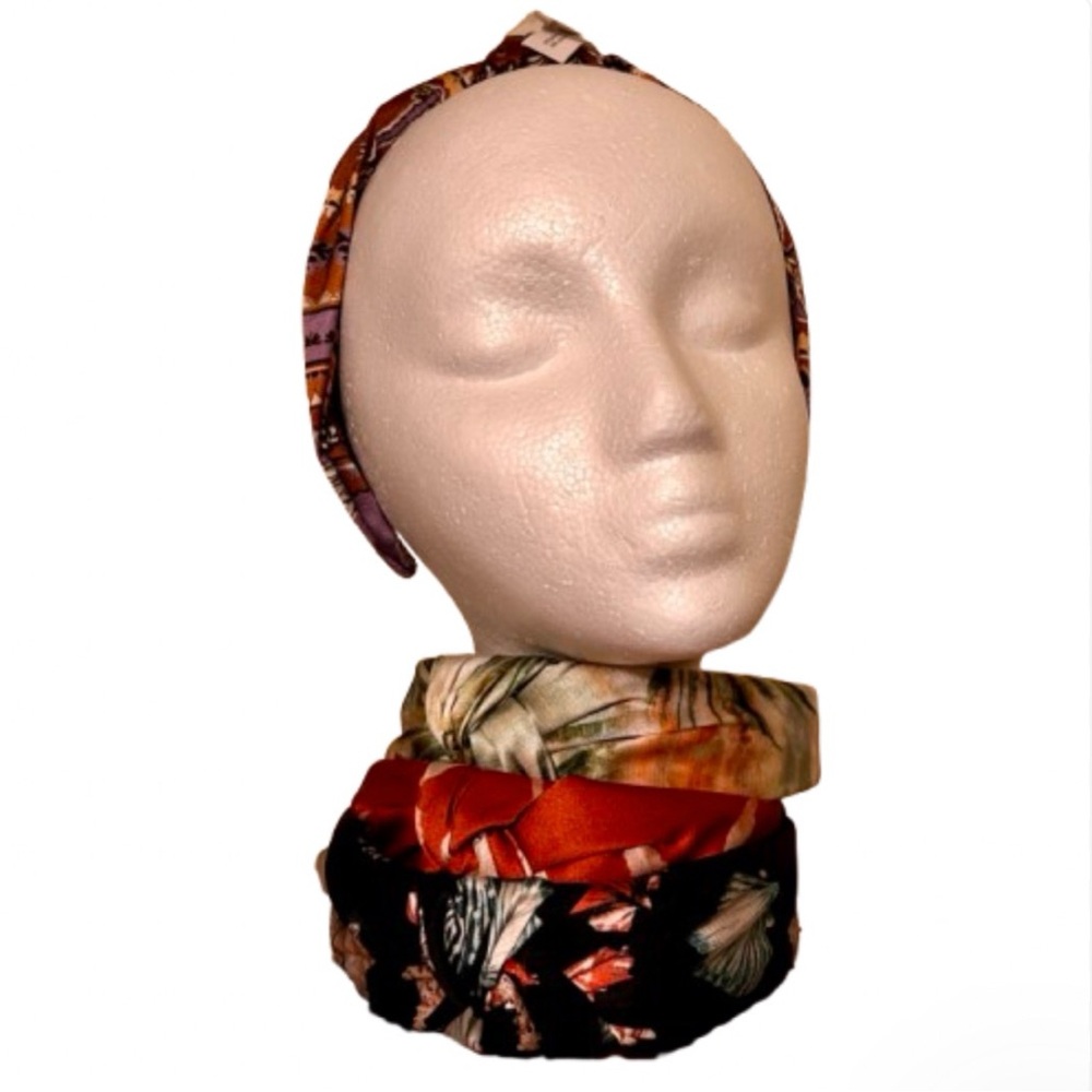 NEW Anthropologie Knotted Print Headband Lot